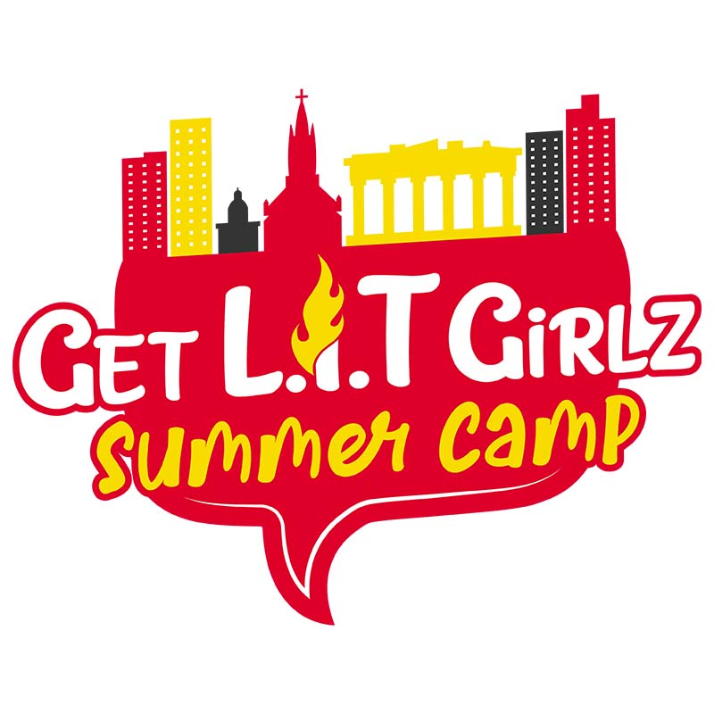 Get lit girlz camp summer camp logo Divas Who Win Programs